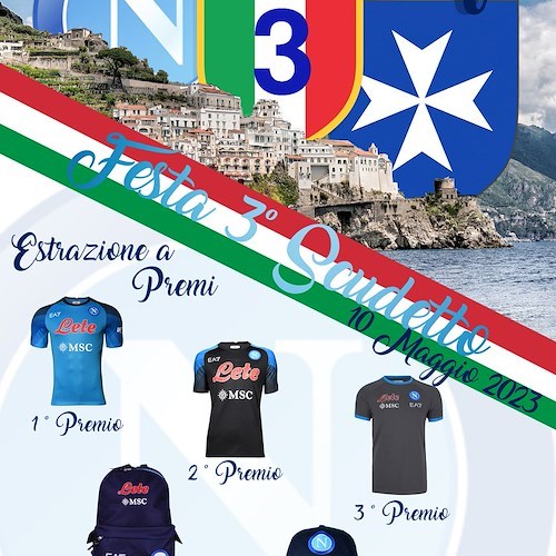 Ad Amalfi una festa per celebrare il terzo scudetto del Napoli / PROGRAMMA 