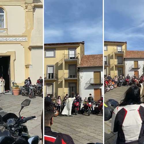 Agerola: folta partecipazione alla benedizione dei motociclisti a Pianillo. Adesso Don Giuseppe pensa ai ciclisti