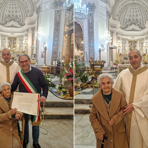 Agnese Fiorentino festeggia i suoi 100 anni: gli auguri della comunità di Minori