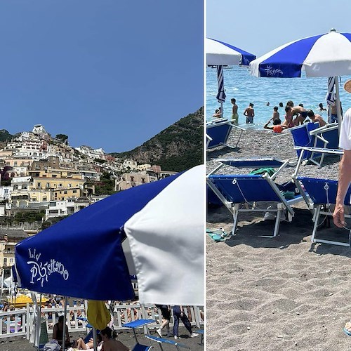 Al via l'attività del Lido Positano: ombrelloni e sdraio gratuiti per i residenti
