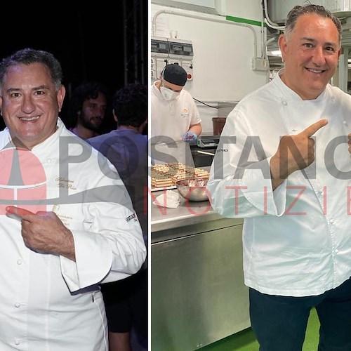 Alessandro Siani a Minori, l'attore comico napoletano si regala una pausa gourmet da Sal De Riso