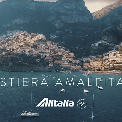 Alitalia riparte dalla Costiera Amalfitana con un video promo davvero suggestivo