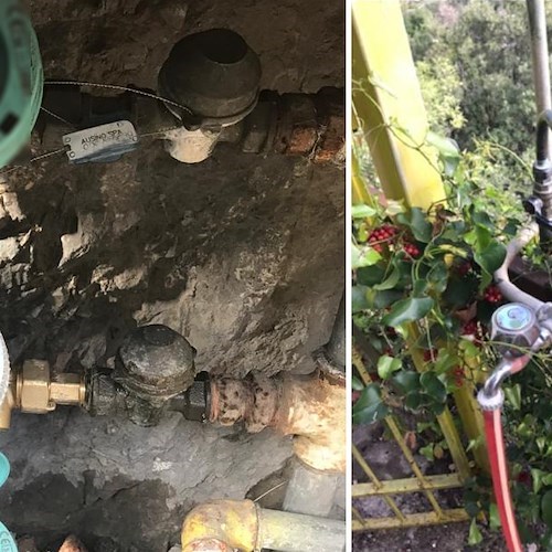 Allaccio abusivo e furto aggravato a Positano, 44enne attingeva dalla tubatura di un parente: arrestato 