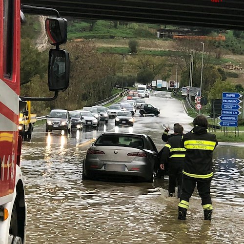 Allagamenti in Cilento. Danni e disagi ad Agropoli e Santa Maria di Castellabate: prorogata Allerta Meteo /foto /video