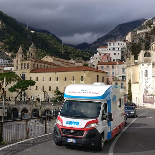 Amalfi, 23 ottobre giornata dono del sangue in piazza Municipio