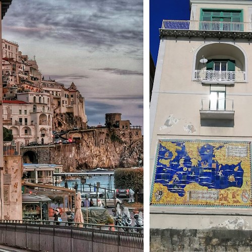 Amalfi: al via restauro di statua Flavio Gioia, pannello ceramico e lapidi alla Porta della Marina