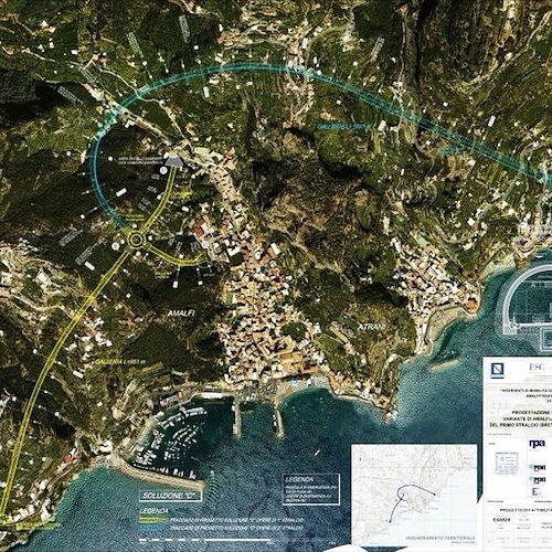 Amalfi, convocata la Conferenza dei Servizi su bretella per rendere il centro storico pedonale