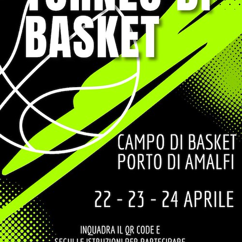 Amalfi, dal 22 al 24 aprile il torneo di basket del Forum dei Giovani 