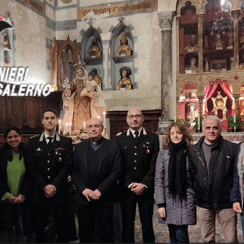 Amalfi, i Carabinieri per il sociale: donazione alla Caritas <br />&copy; Carabinieri Salerno