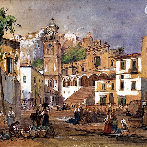 Duomo di Amalfi <br />&copy; Giacinto Gigante - 1845