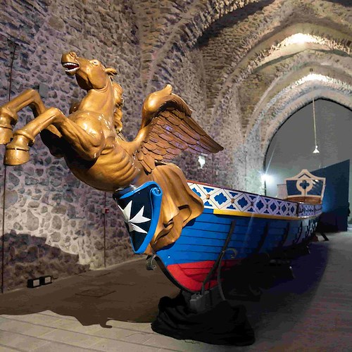 Amalfi, il galeone "Vittoria" torna all'antico splendore grazie a Claudio Marciano di Scala