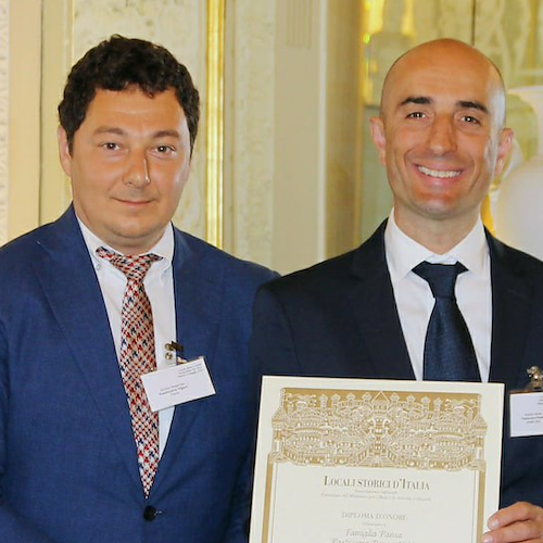 Amalfi, la Pasticceria Pansa riceve il Diploma d'Onore dei "Locali storici d’Italia" 