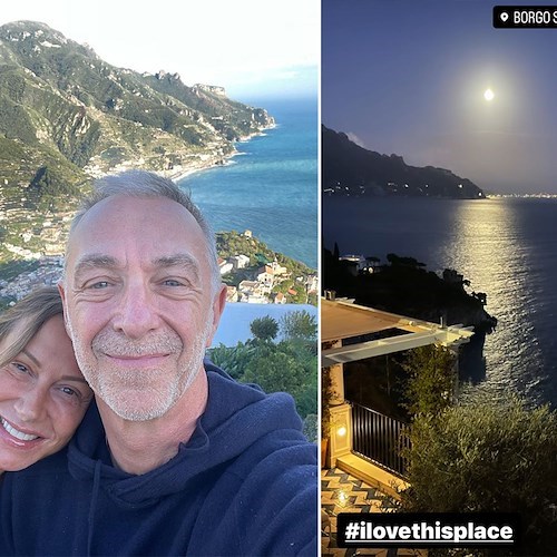 Amalfi, Linus e Carlotta Medas: week-end romantico sulla Divina /foto