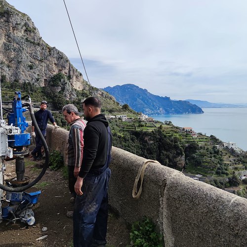 Amalfi, partono i lavori alla strada interpoderale “Monterosso - Montefinestre”