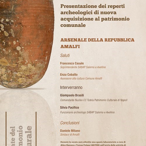 Amalfi, un albo speciale di “Diabolik” celebra il recupero di reperti archeologici dai fondali della Costiera