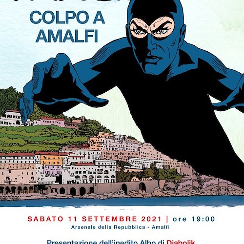 Amalfi, un albo speciale di “Diabolik” celebra il recupero di reperti archeologici dai fondali della Costiera