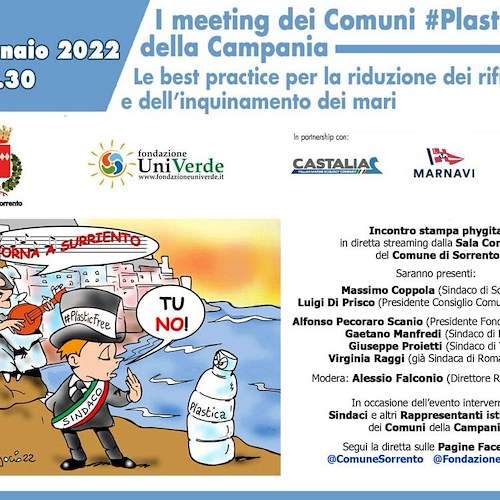 Ambiente: a Sorrento la prima edizione del Meeting dei Comuni #PlasticFree della Campania