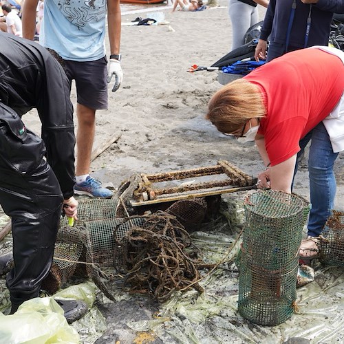 Ambiente. Sorrento: Giornata Ecologica del Mare, recuperati rifiuti a Marina Grande 