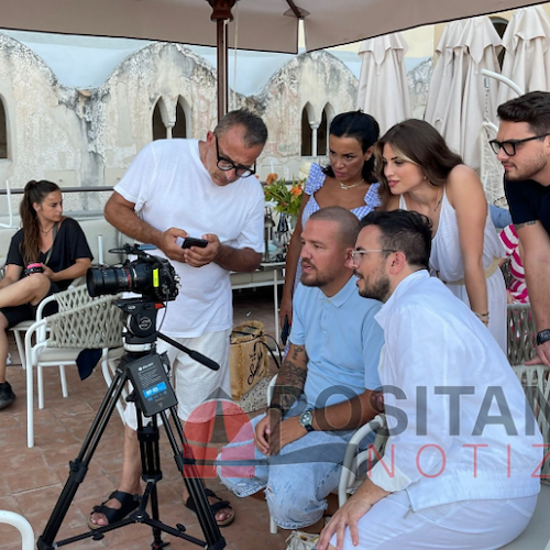 Anantara Convento di Amalfi set del nuovo videoclip di Andrea Sannino: «Posto fantastico con energia meravigliosa»