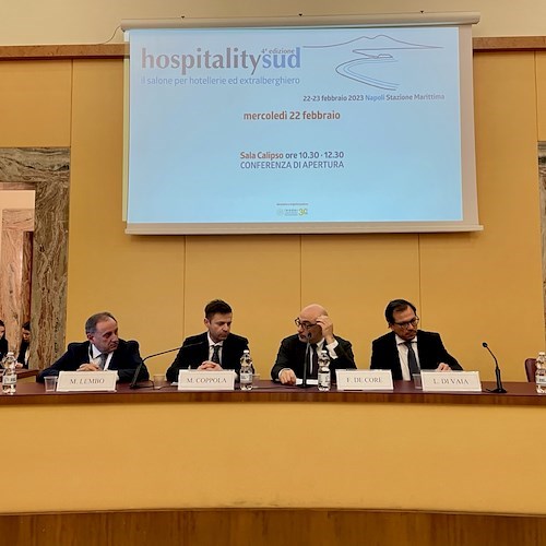 Anche il Sindaco Coppola ad HospitalitySud: «Sorrento modello di valore aggiunto per il territorio campano»