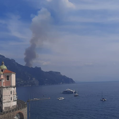 Incendio ad Erchie