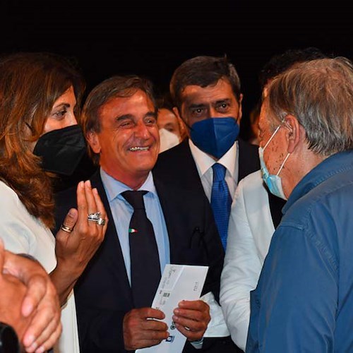 António Guterres (ONU) incantato da Ravello e dal concerto in omaggio ad Enrico Caruso