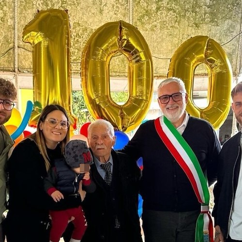 Gino Tosi compie 100 anni <br />&copy; Comune di Aprilia