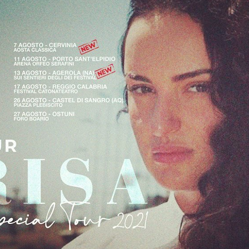 Arisa è attesa ad Agerola con il suo “Ortica Special Tour 2021”: 13 agosto tappa al Festival “Sui sentieri degli Dei”