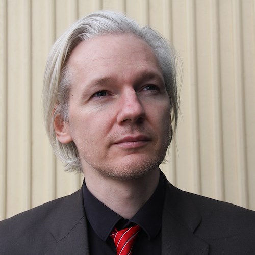 Julian Assange <br />&copy; Commons Wikimedia