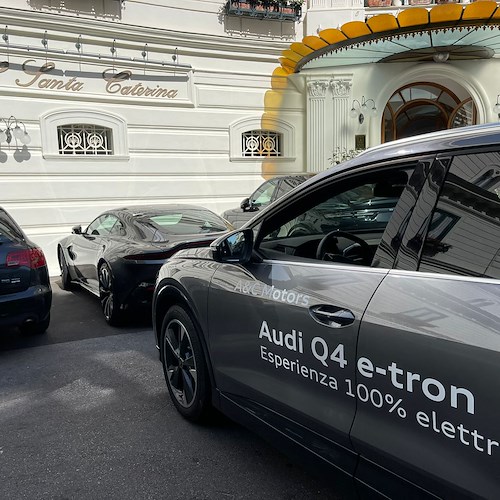 Audi Q4 e-tron in anteprima a Positano. Abbiamo visto il futuro: elettrizzante!