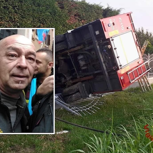 Autobotte finisce fuori strada: non ce l'ha fatta Massimo Viglierco, volto storico dei vigili del fuoco di Ivrea