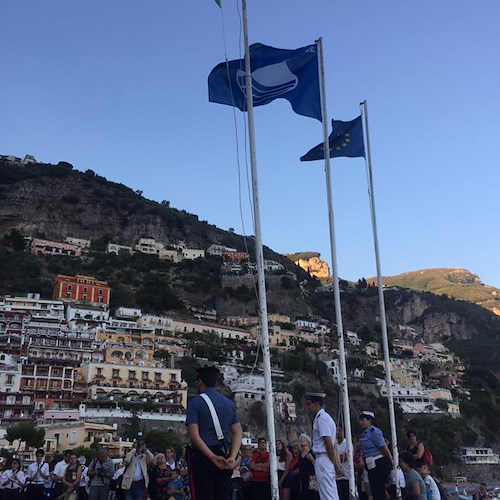 Bandiere Blu, ben 18 alla Campania: conferme per Positano e Sorrento