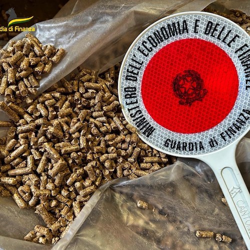 Benevento, Guardia di Finanza sequestra oltre 10 tonnellate di pellet non sicuro<br />&copy; Guardia di Finanza