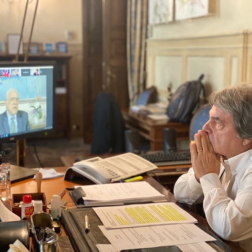Brunetta elogia trasparenza del Comune di Minori su Sky Tg24: «Sindaco mi aggiorna quotidianamente su Covid»