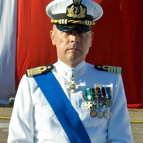 Cambio vertice al Compartimento Marittimo di Salerno, Daconto nuovo comandante
