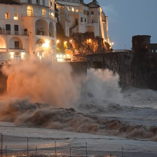 Maltempo ad Amalfi