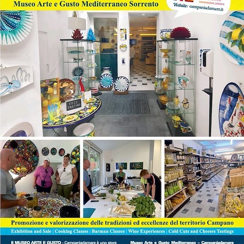 "Campaniadamare", a Sorrento riapre il concept store che unisce cucina e artigianato