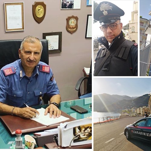 Carabinieri Maiori: "Carica Speciale" al comandante Loria e all'appuntato Serio