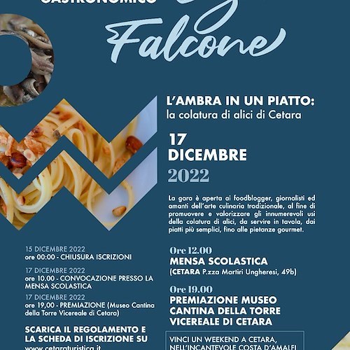 Cetara festeggia la colatura di alici DOP con il Premio Ezio Falcone