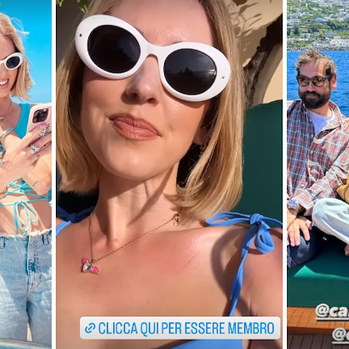 Chiara Ferragni torna a Capri, l’influencer esalta l’isola dell’amore: «È uno dei miei posti preferiti»