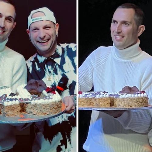 Clementino a Ravello, concerto e festa di compleanno con torta realizzata dalla Pasticceria Pansa