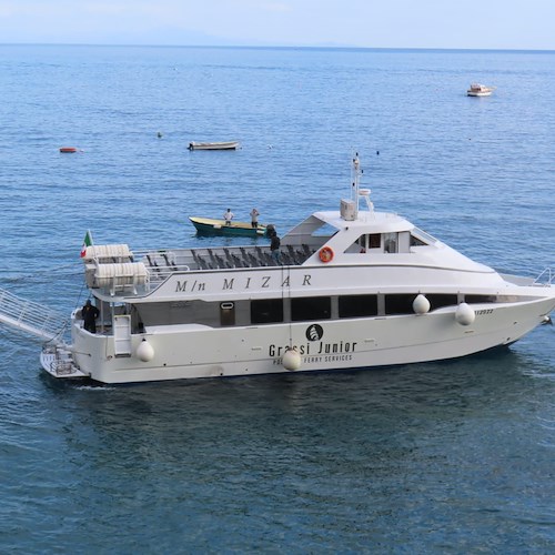Collegamenti marittimi, Grassi Junior: «Da Positano operativo traghetto per Amalfi, Salerno e Costiera Amalfitana»