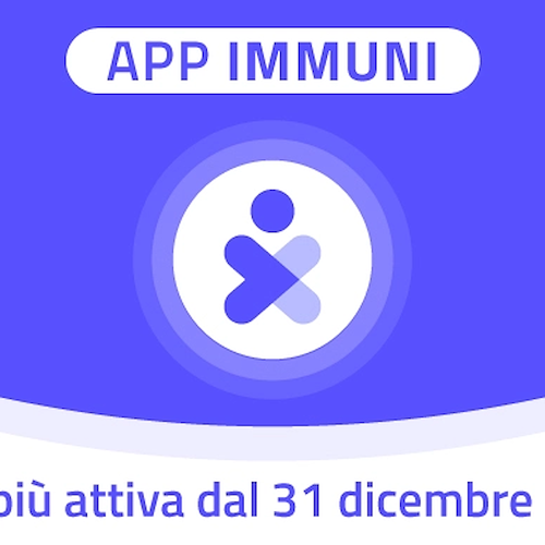 Covid, dal 31 dicembre non sarà più attiva l’App Immuni: l’annuncio del Ministero della Salute