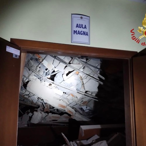 Crolla l'Aula Magna dell'Università di Cagliari, tragedia sfiorata 
