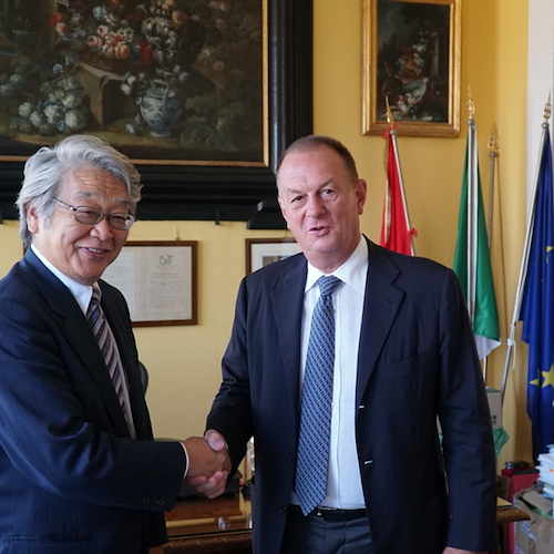 Cultura: l'ambasciatore giapponese Keiichi Katakami in visita a Sorrento