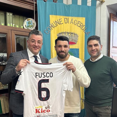 Da capitano del Sorrento segna la prima rete nel calcio che conta: Francesco Fusco orgoglio di Agerola<br />&copy; Comune di Agerola
