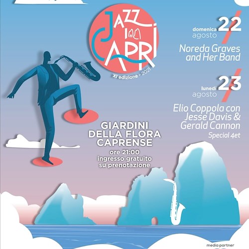 Dal 22 al 23 agosto XI edizione di Jazz Inn Capri con Noreda Graves