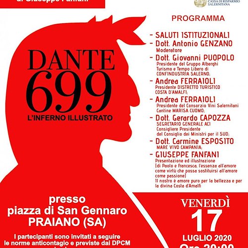 “Dante 699”, Giuseppe Fanfani presenta il suo libro sulla Commedia nella Divina