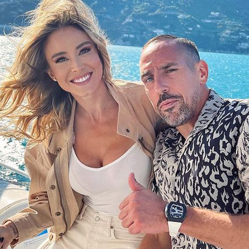 Diletta Leotta incontra Franck Ribéry, l'intervista in barca nelle acque tra Salerno e la Costa d'Amalfi 