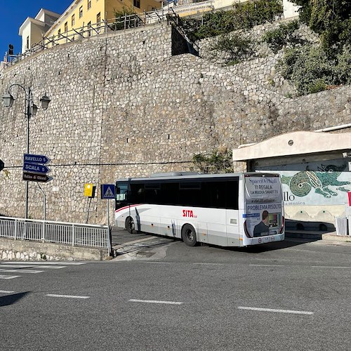 Disagi per i pendolari, domani 23 giugno sospeso servizio di trasporto pubblico Ravello-Amalfi 